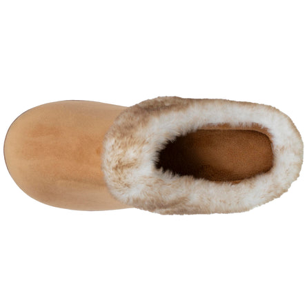 Zapatillas de casa Mujer tacón plataforma Camel - Isotoner