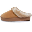 Zapatillas de casa Mujer tacón plataforma Camel