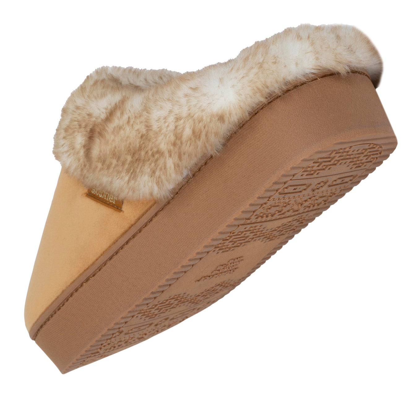 Zapatillas de casa Mujer tacón plataforma Camel