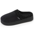 Zapatillas de casa Mujer tacón plataforma Negro