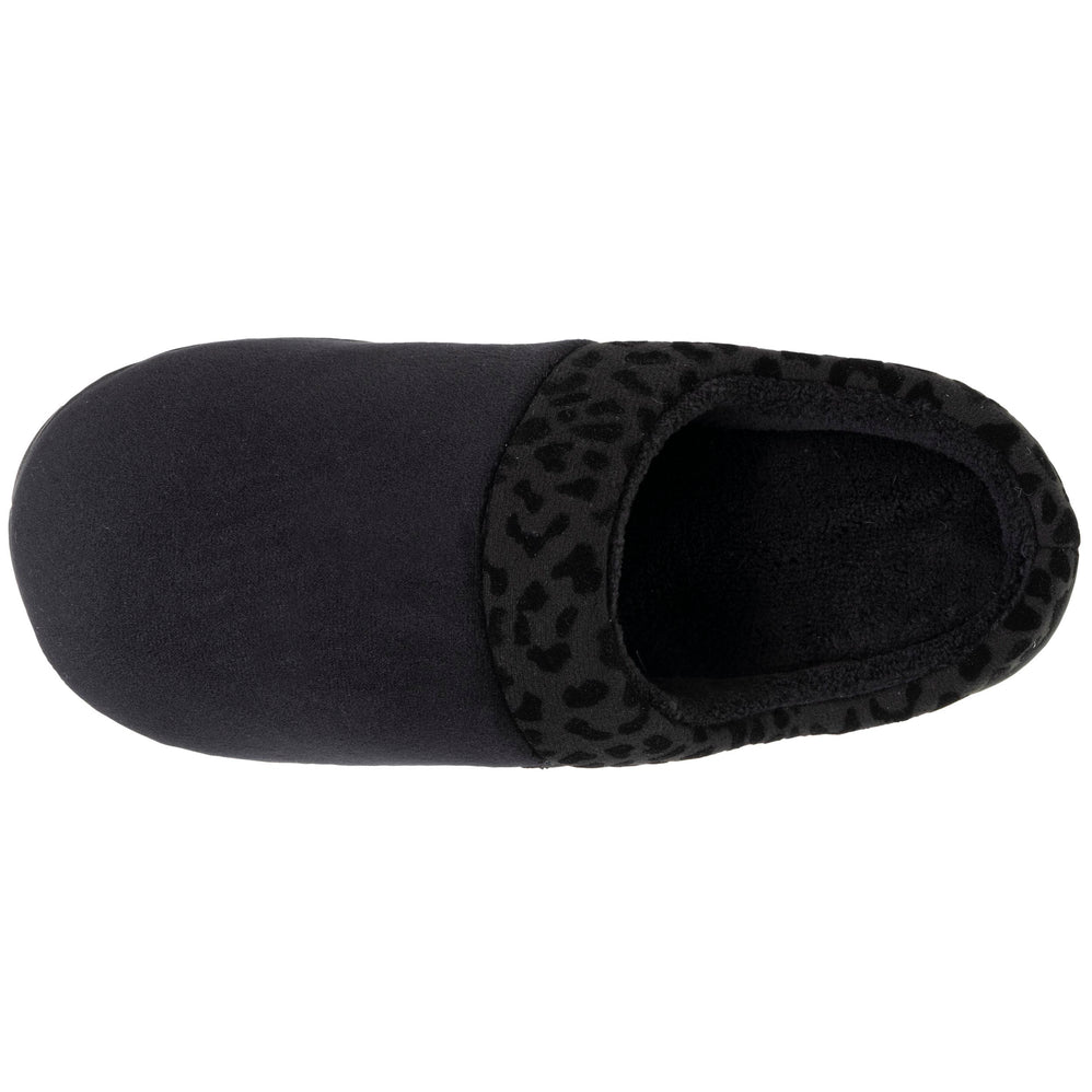 Zapatillas de casa Mujer tacón plataforma Negro - Isotoner