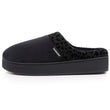 Zapatillas de casa Mujer tacón plataforma Negro