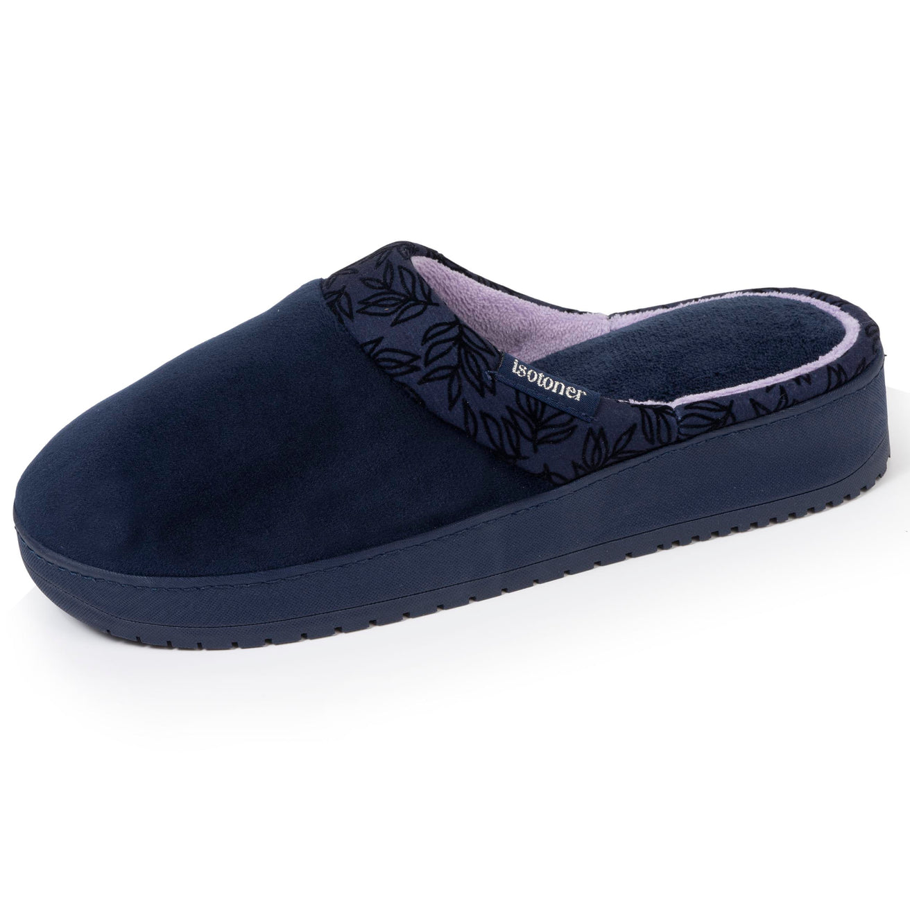 Zapatillas de casa chinelas Mujer con tacón Gris