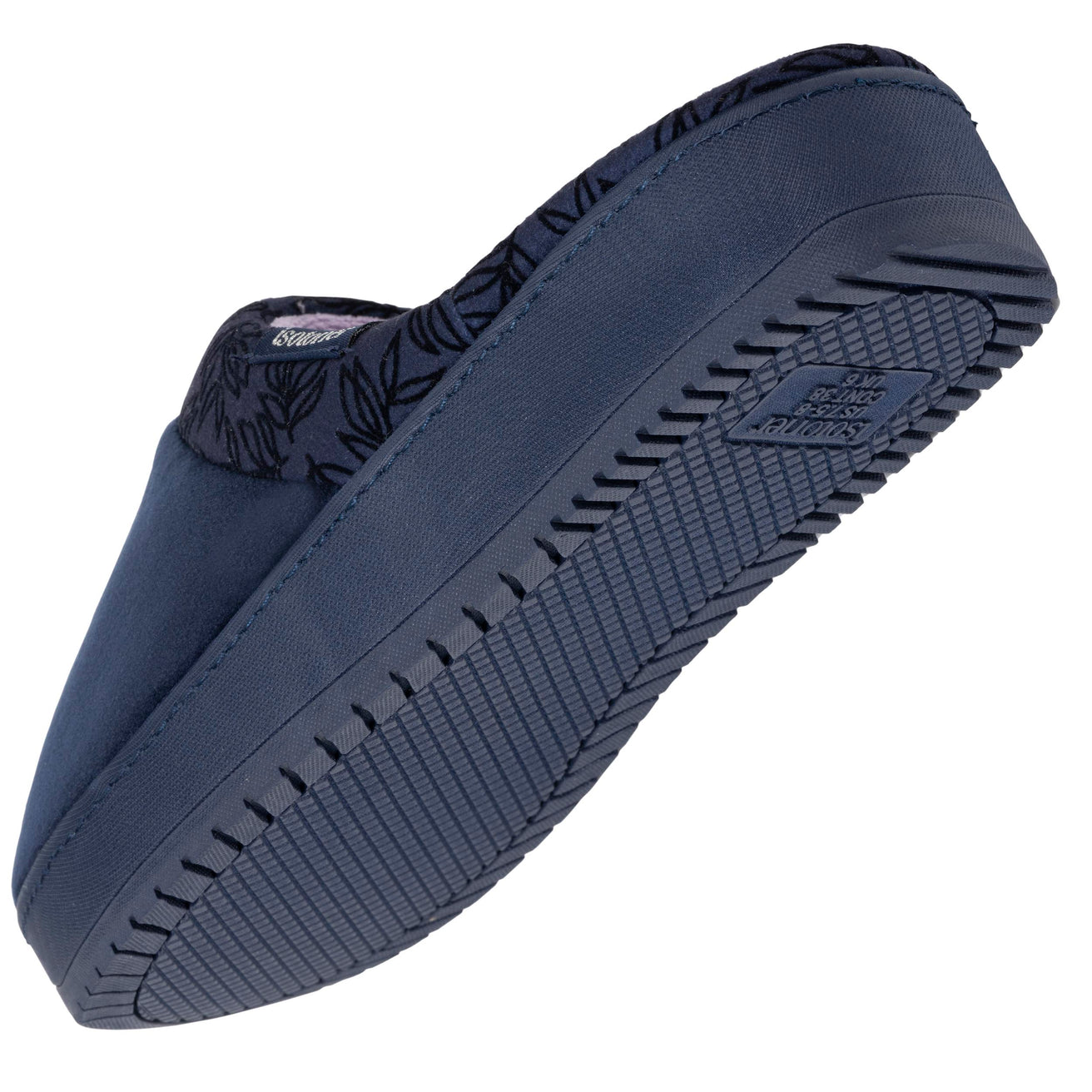Zapatillas de casa chinelas Mujer con tacón Gris