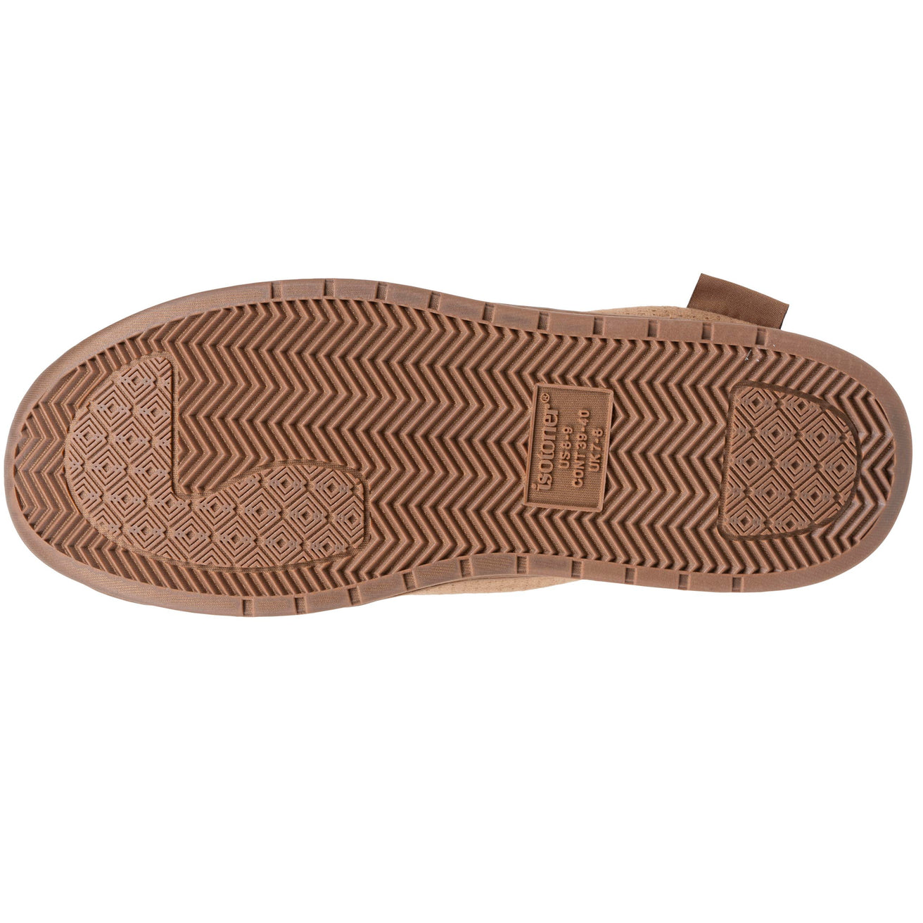 Zapatillas de casa Chinelas Hombre Camel perforadas