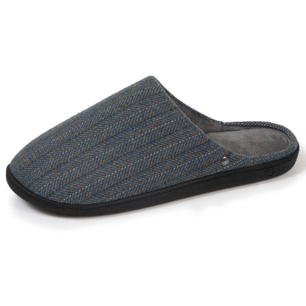 Zapatillas de casa chinelas Hombre Espigas azules - Isotoner