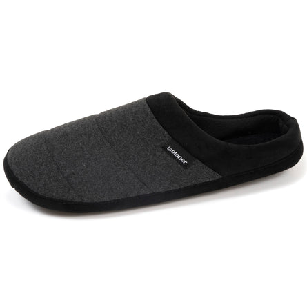 Zapatillas de casa chinelas Hombre Gris jaspeado oscuro - Isotoner