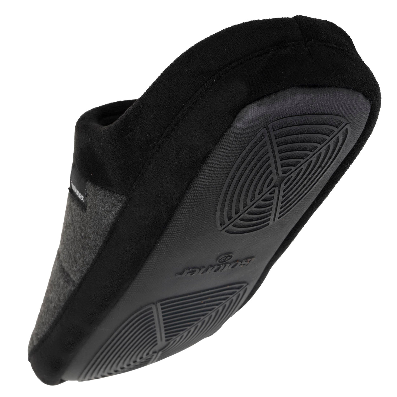 Zapatillas de casa chinelas Hombre Gris jaspeado oscuro