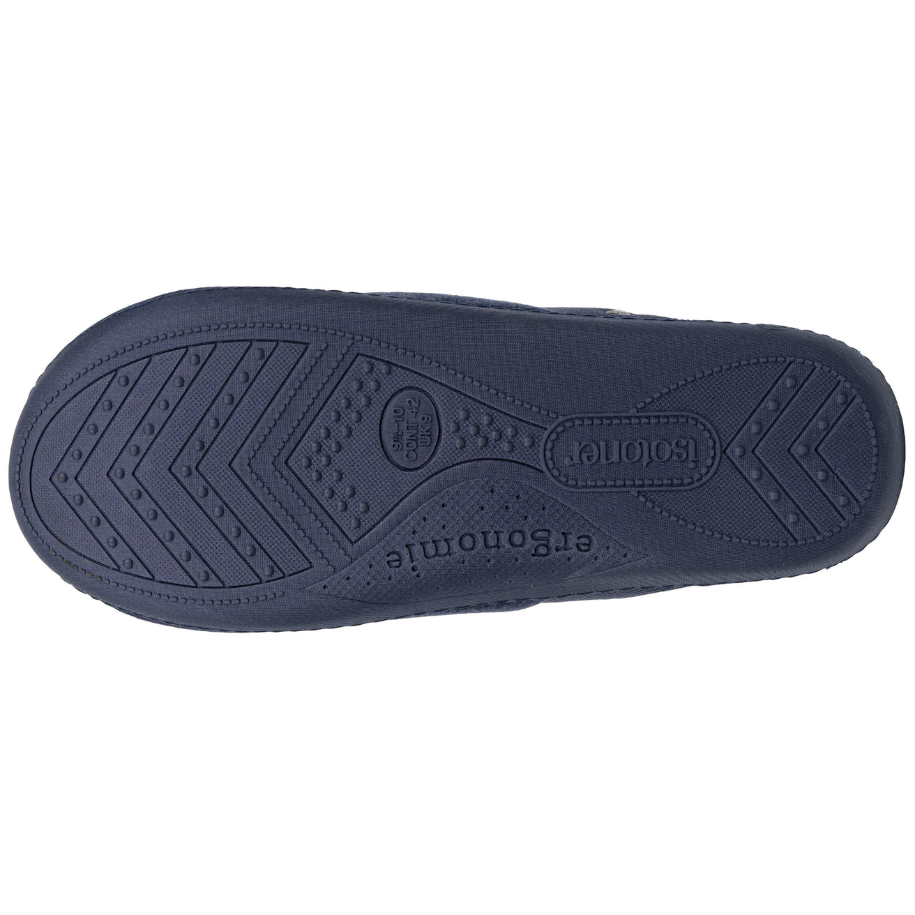 Hombre Chinelas Zapatillas de casa Azul marino moteado