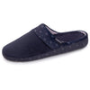 Zapatillas de casa chinelas Hombre Príncipe de Gales marine Isotoner