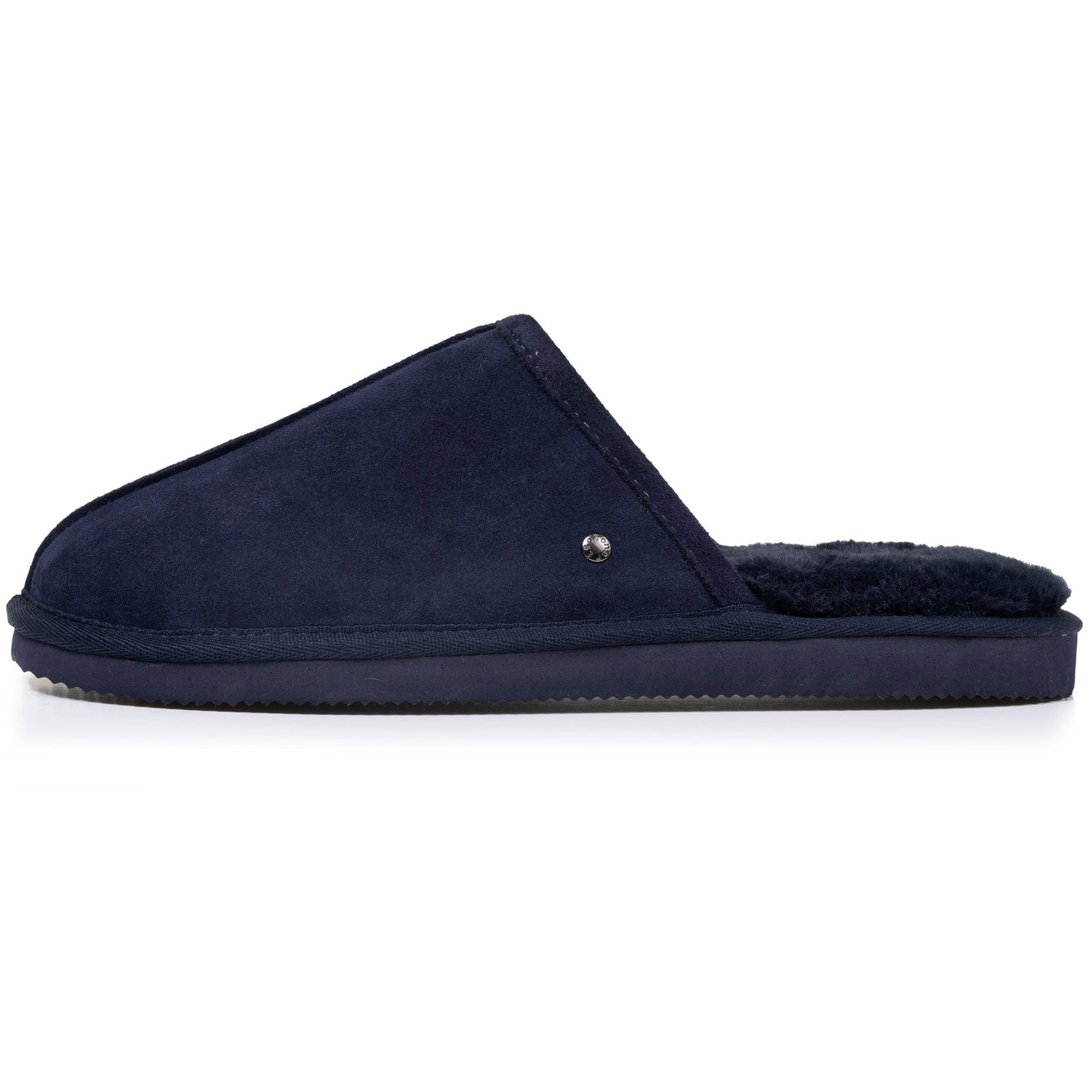 Zapatillas de casa chinelas Hombre Cuero Marino forradas