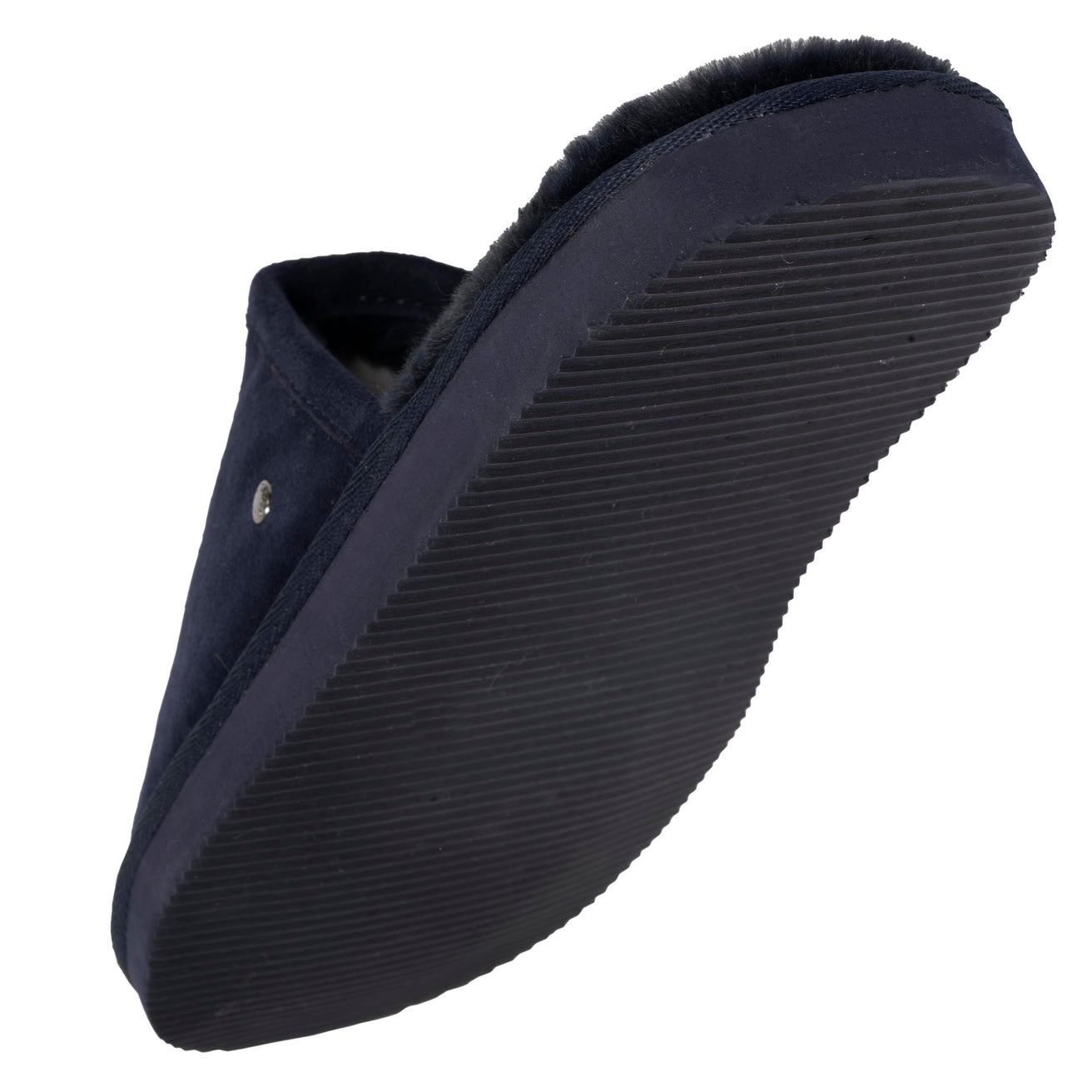 Zapatillas de casa chinelas Hombre Cuero Marino forradas