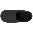 Zapatillas de casa chinelas Hombre Negro fieltro jaspeado