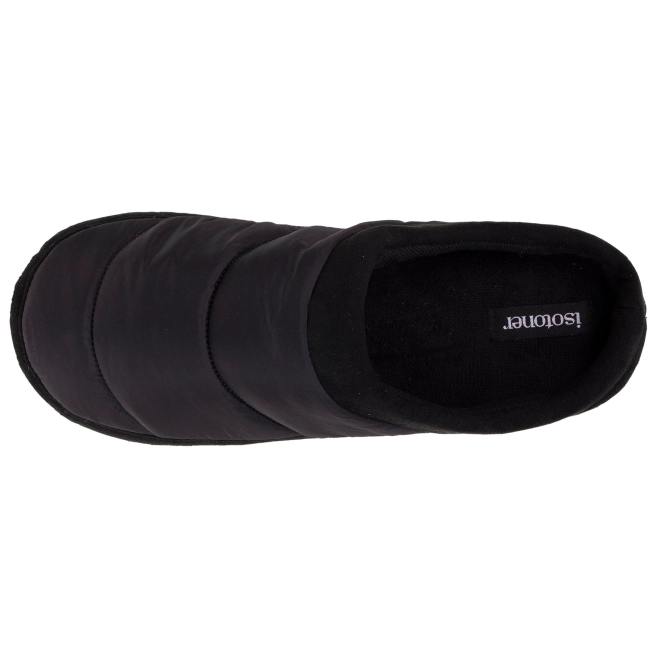 Zapatillas de casa chinelas Hombre Negro acolchado