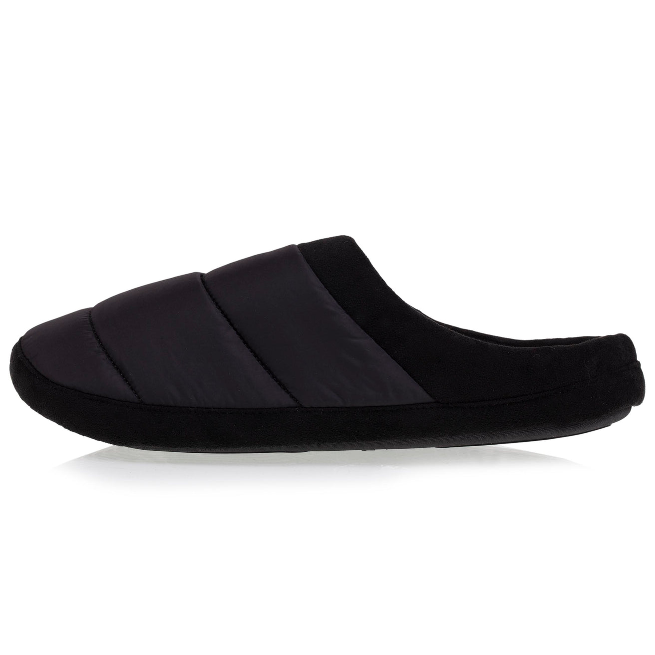 Zapatillas de casa chinelas Hombre Negro acolchado