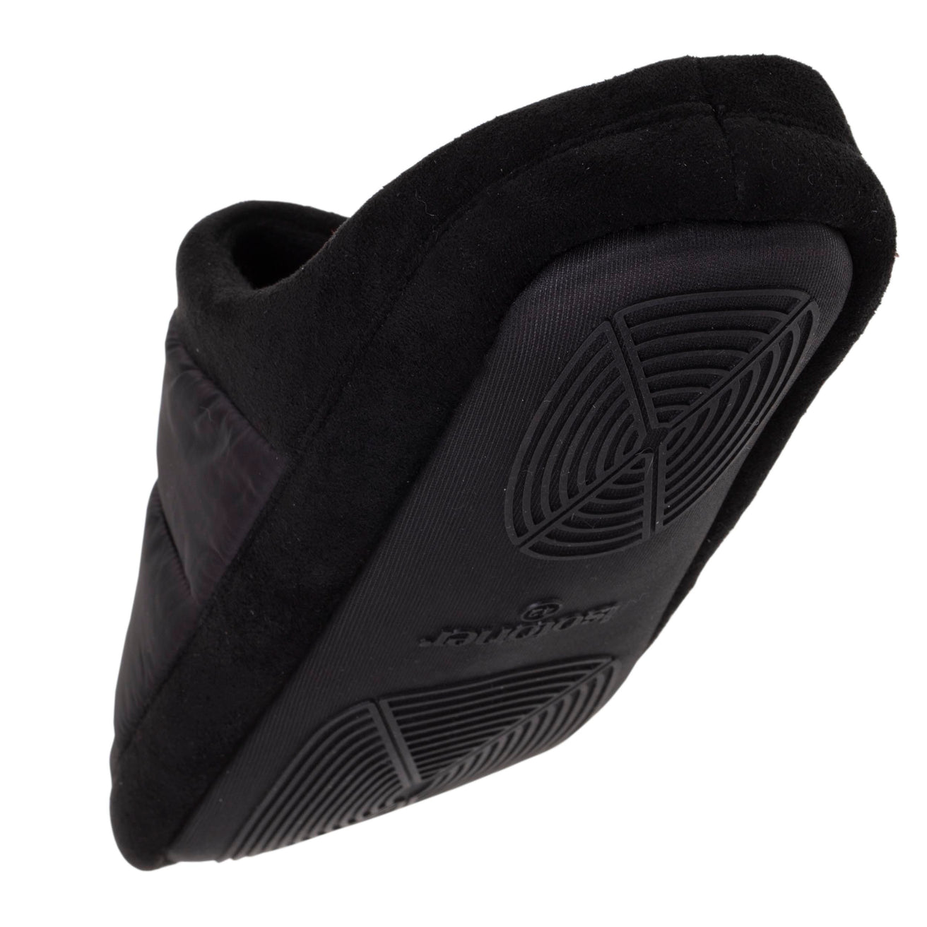 Zapatillas de casa chinelas Hombre Negro acolchado