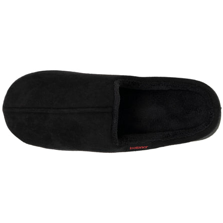 Zapatillas de casa chinelas Hombre Negro dentado - Isotoner