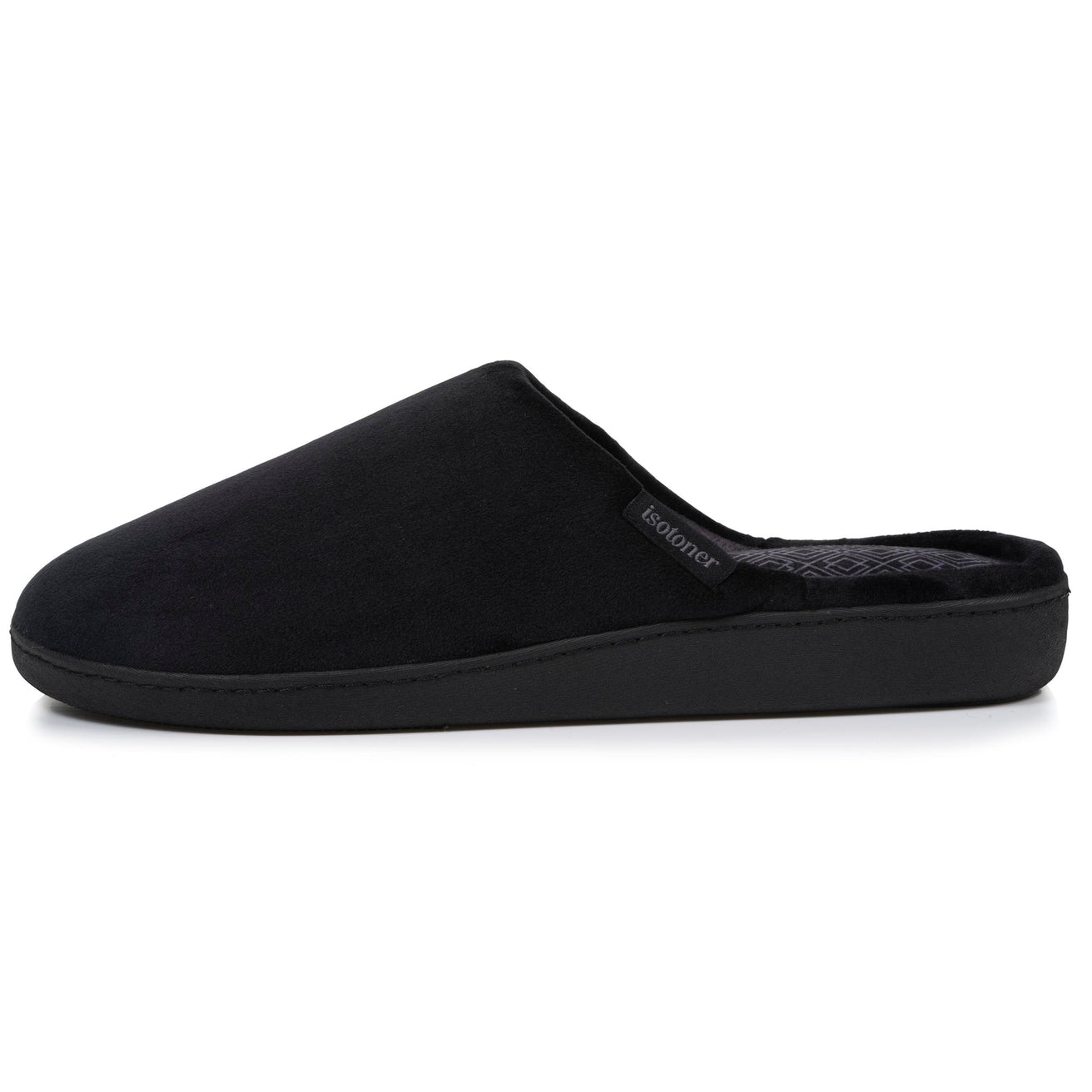Zapatillas de casa chinelas Hombre Negro estampado