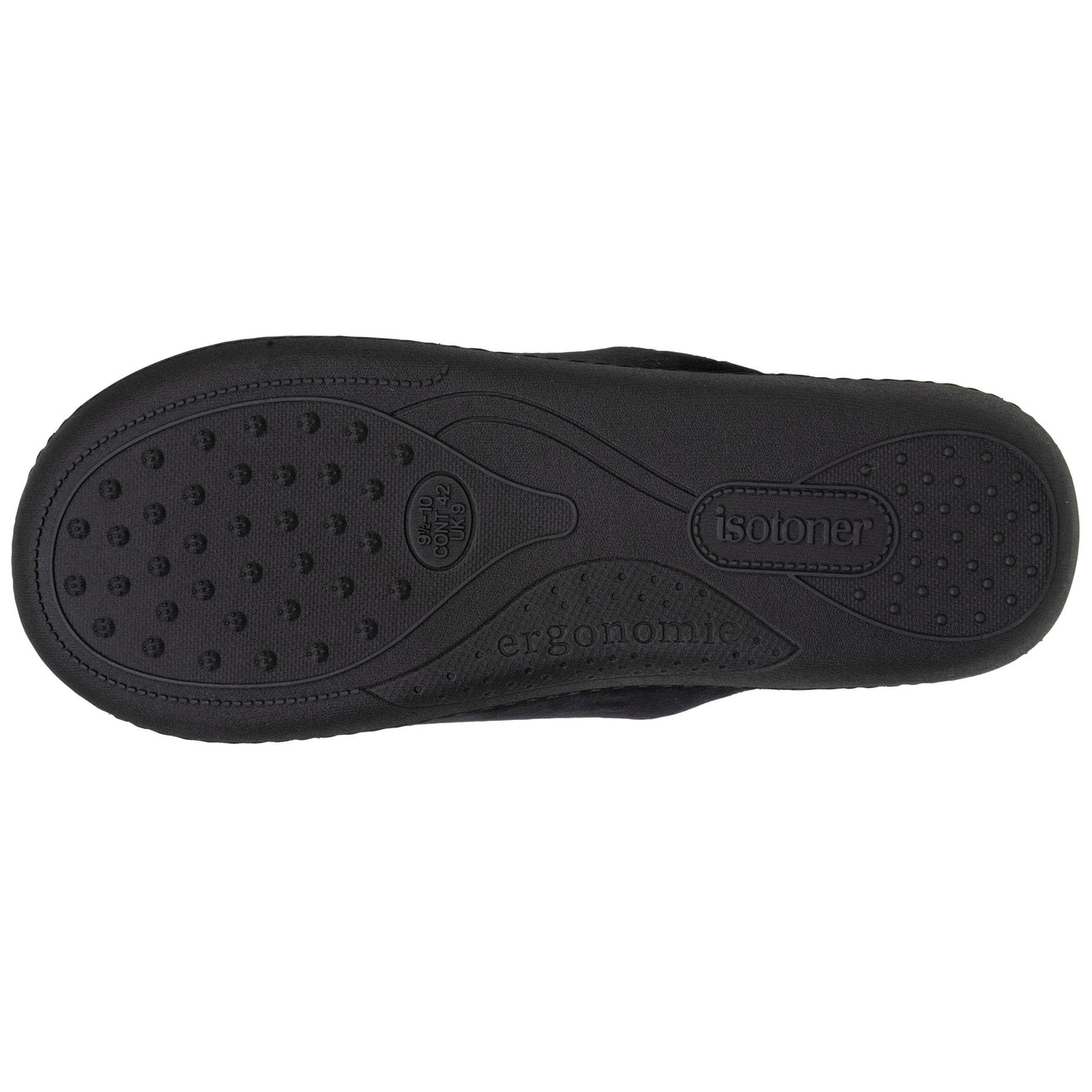 Zapatillas de casa chinelas Hombre Negro estampado
