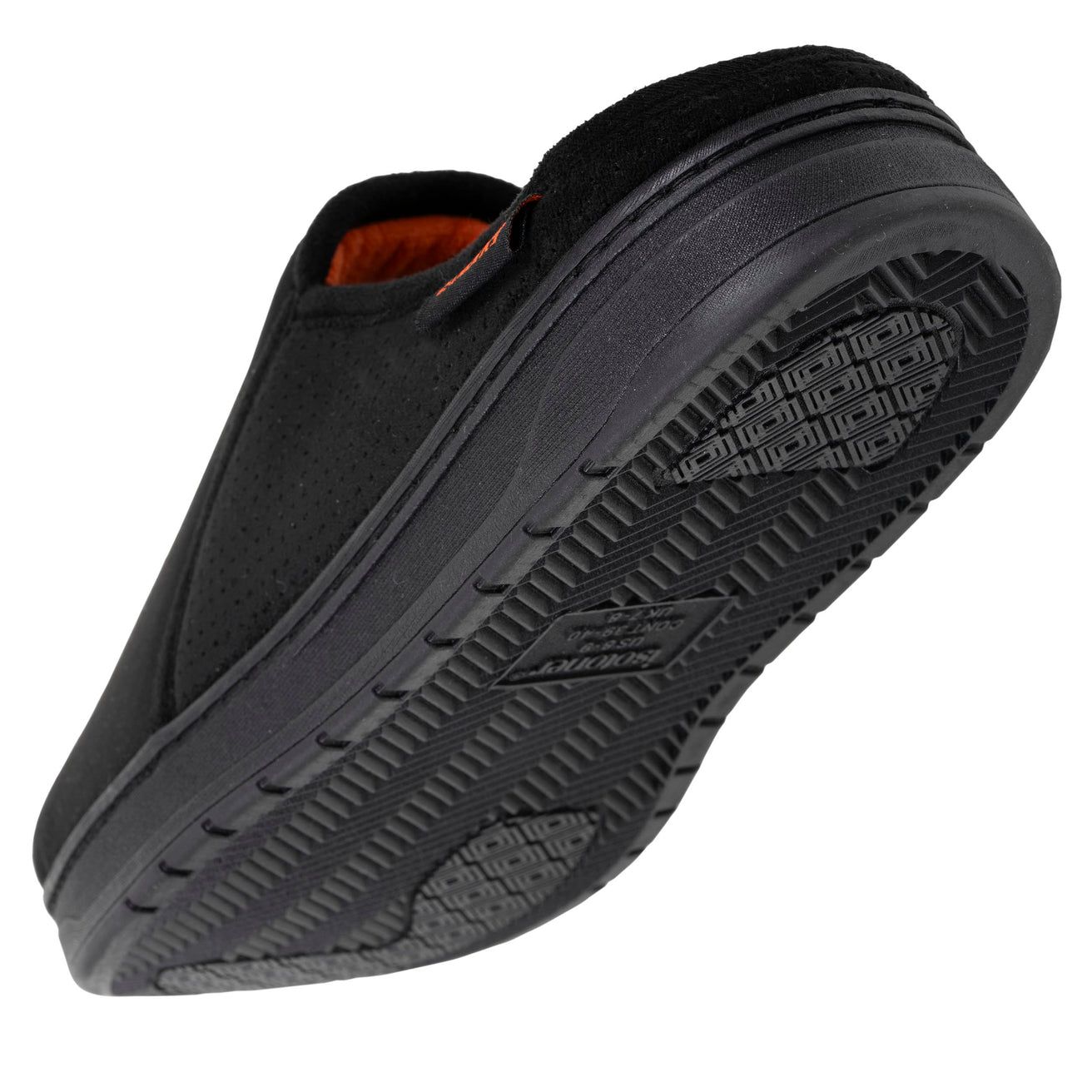 Zapatillas de casa Chinelas Hombre Negro perforadas