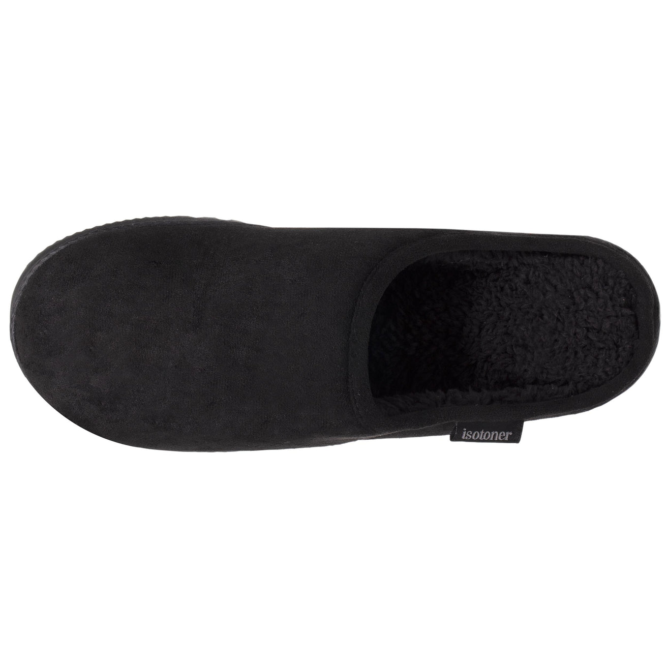 Zapatillas de casa chinelas Hombre Negro pespuntes
