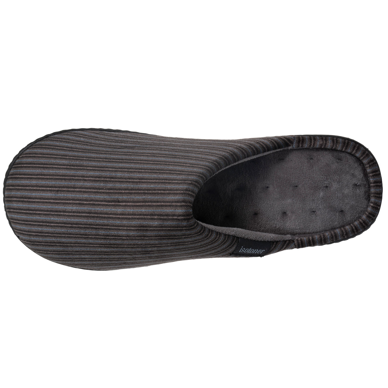 Zapatillas de casa chinelas Hombre Rayas gris/azul