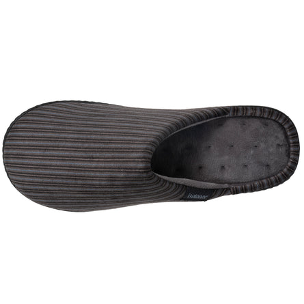 Zapatillas de casa chinelas Hombre Rayas gris/azul - Isotoner