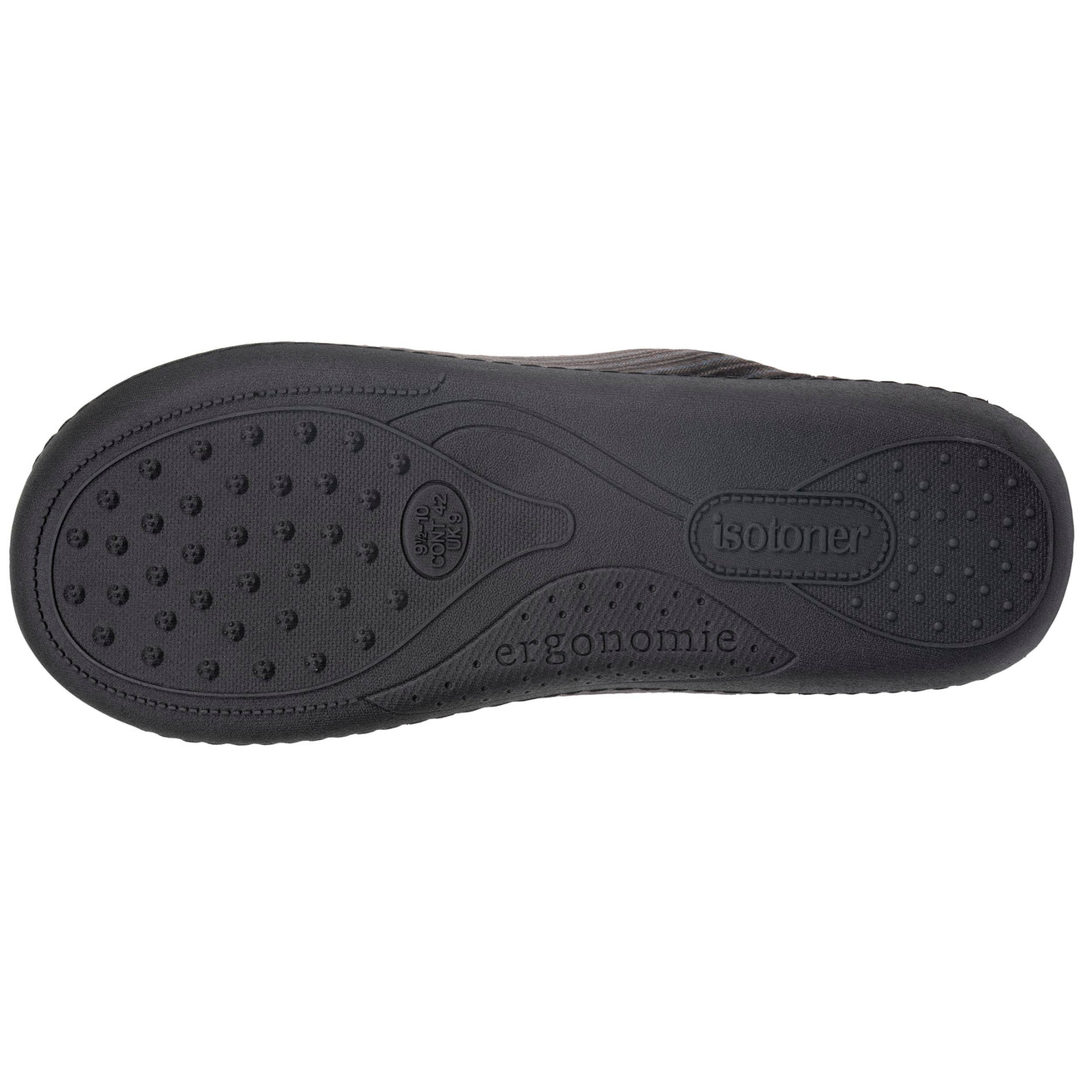 Zapatillas de casa chinelas Hombre Rayas gris/azul