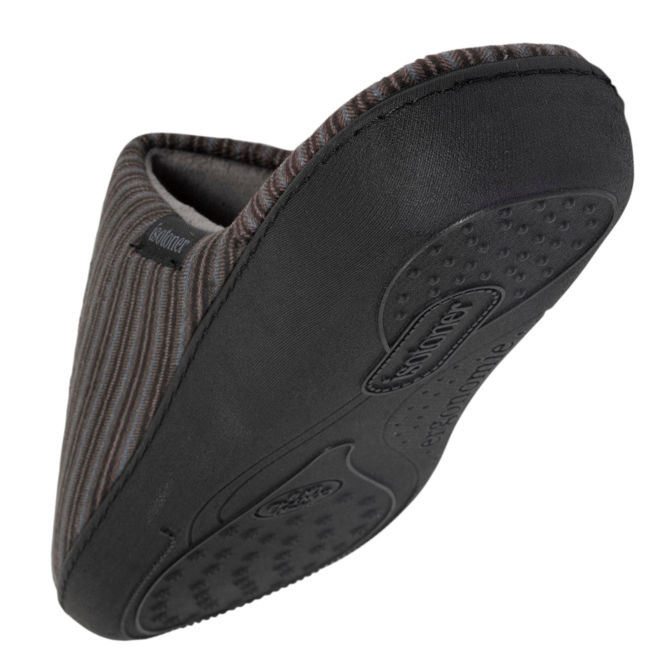 Zapatillas de casa chinelas Hombre Rayas gris/azul