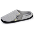 Zapatillas de casa chinelas Hombre jersey Gris oscuro