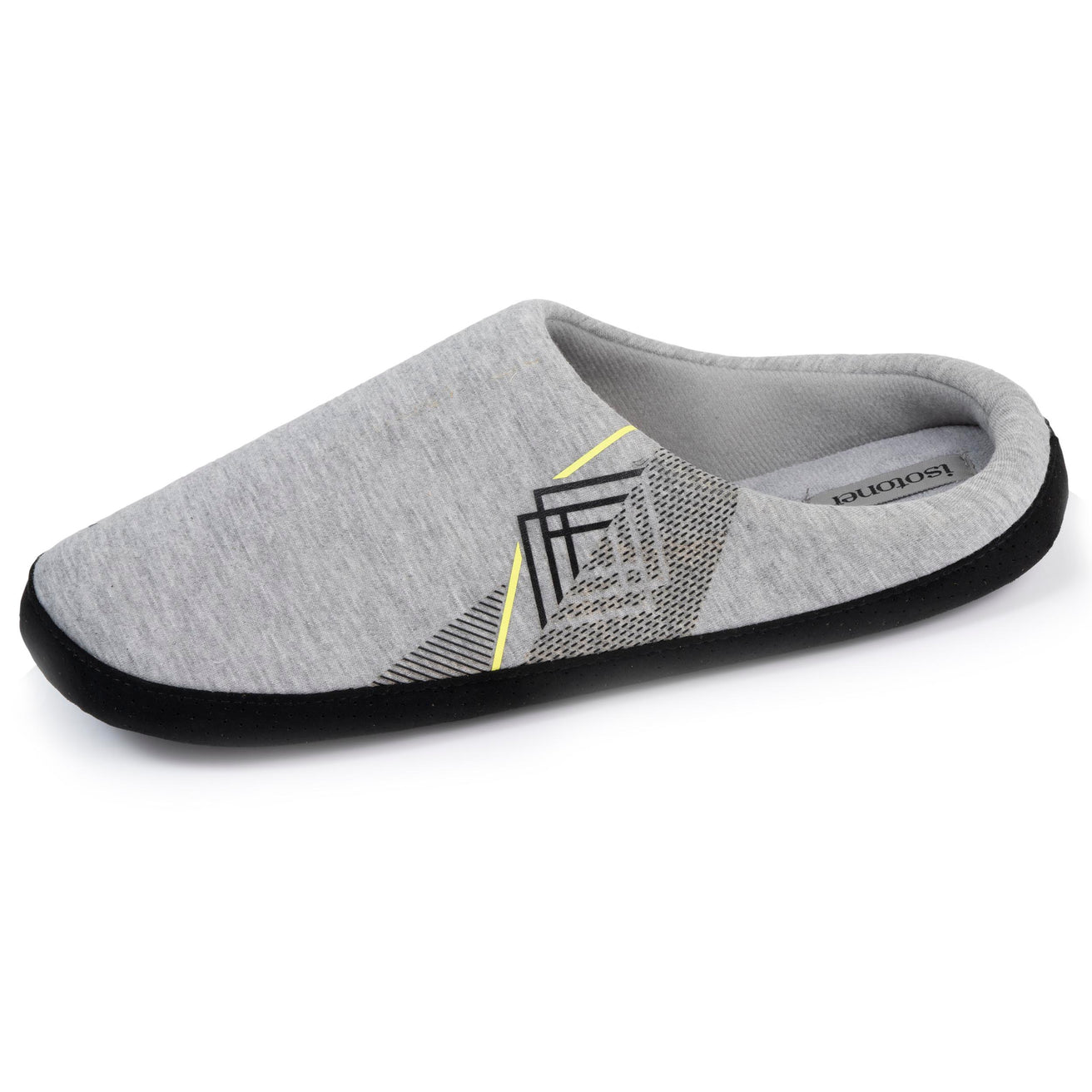 Zapatillas de casa chinelas Hombre jersey Gris oscuro