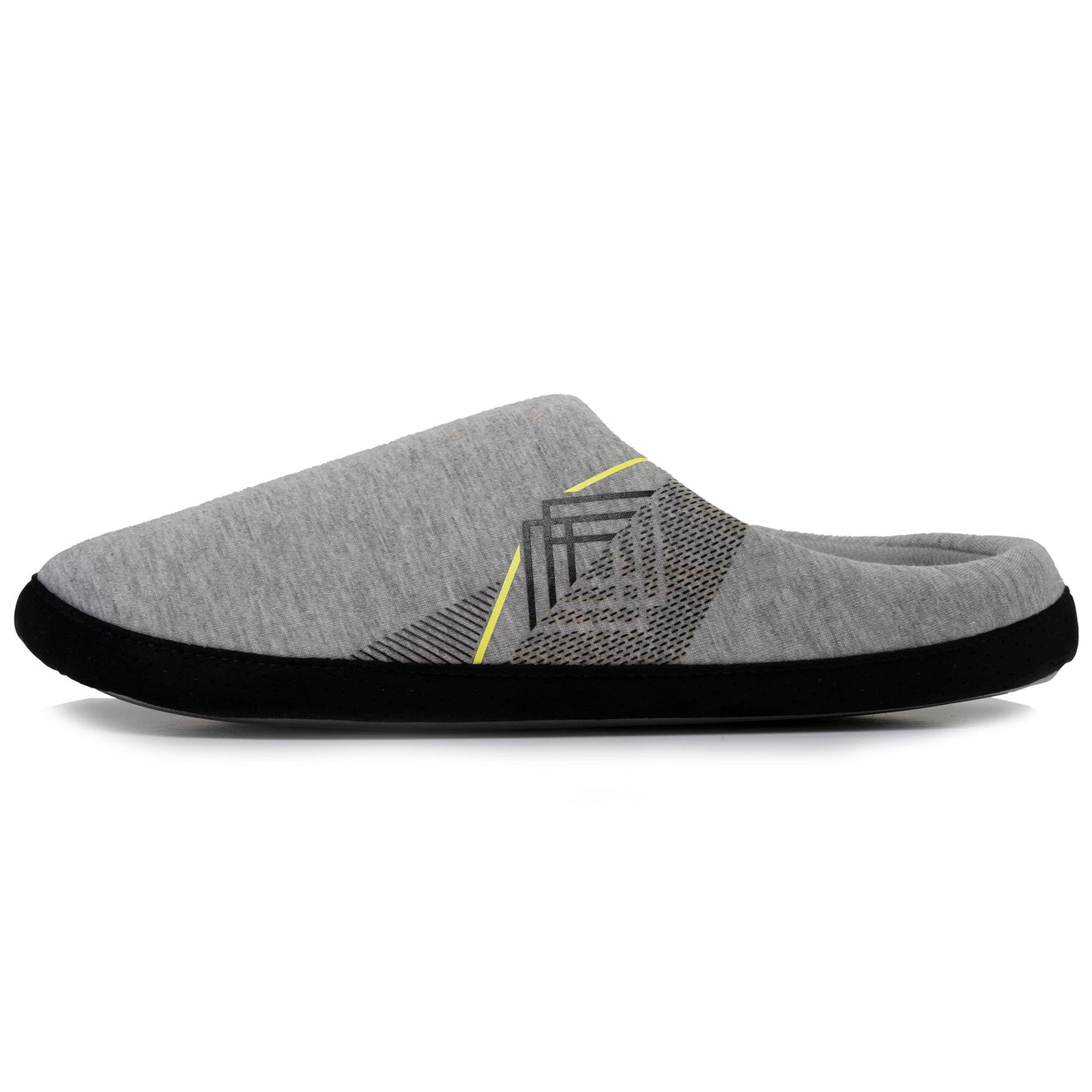 Zapatillas de casa chinelas Hombre jersey Gris oscuro