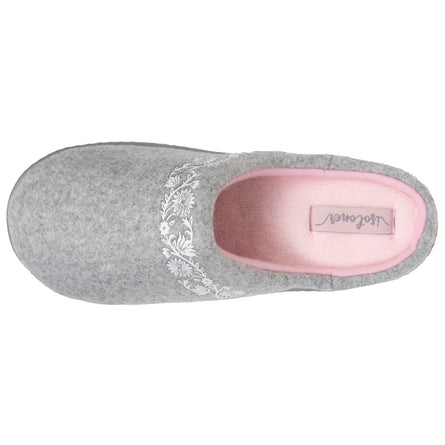 Zapatillas de casa chinelas arabescos Gris jaspeado - Isotoner