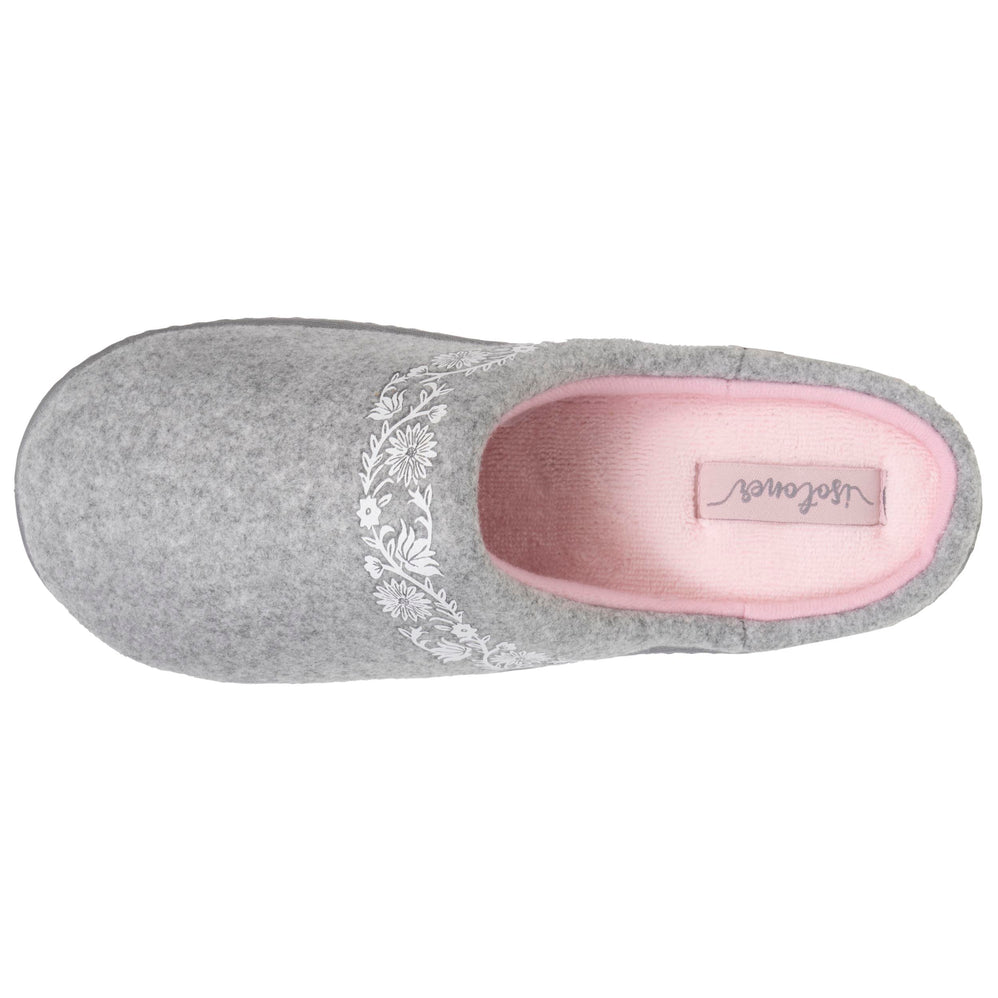 Zapatillas de casa chinelas arabescos Gris jaspeado - Isotoner