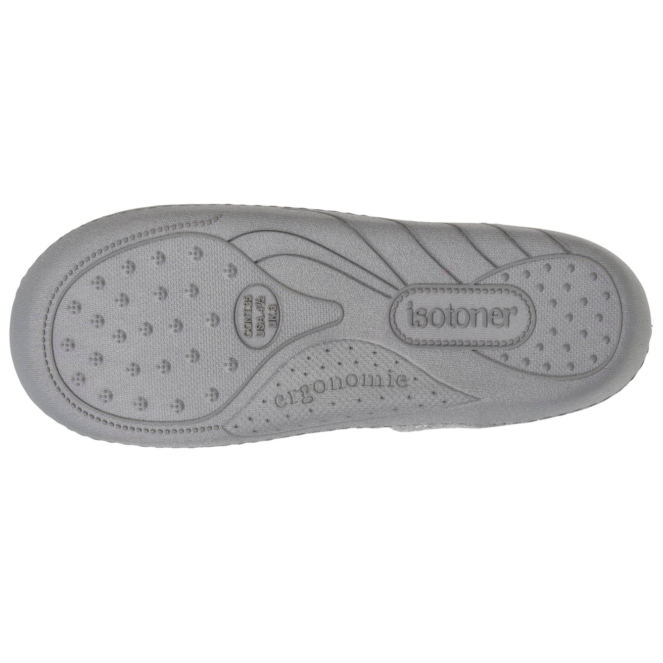 Zapatillas de casa chinelas arabescos Gris jaspeado