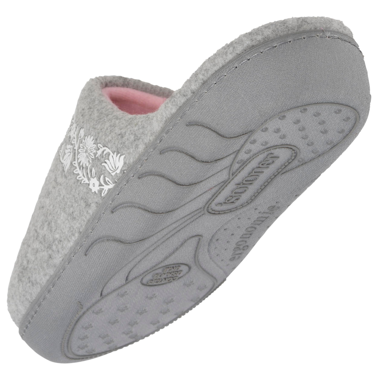 Zapatillas de casa chinelas arabescos Gris jaspeado