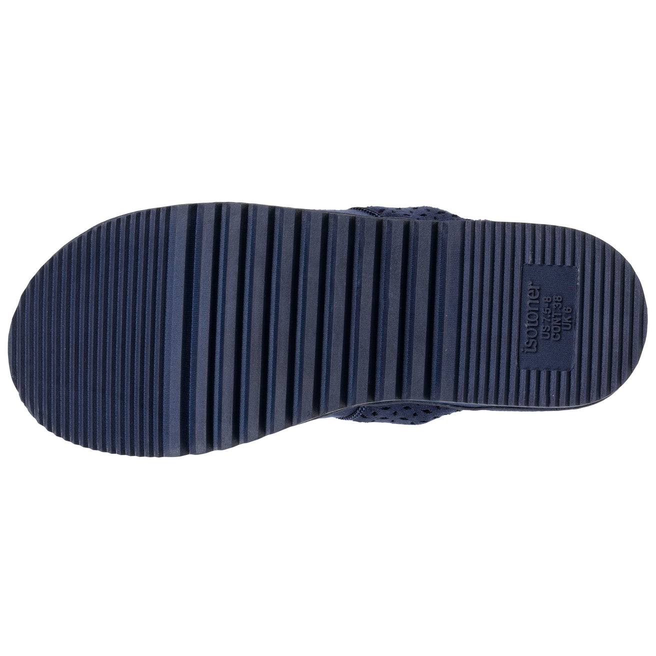 Mujer Chinelas Zapatillas de casa Azul marino