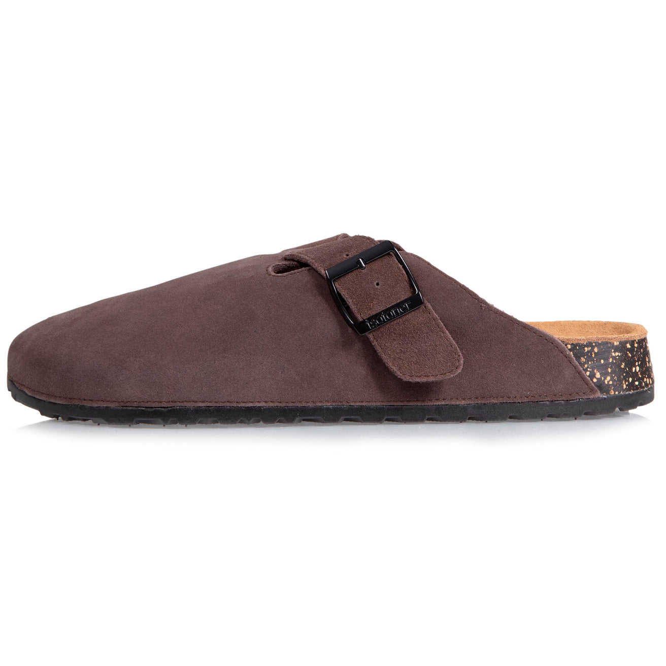 Zuecos mules cuero Hombre Chocolate