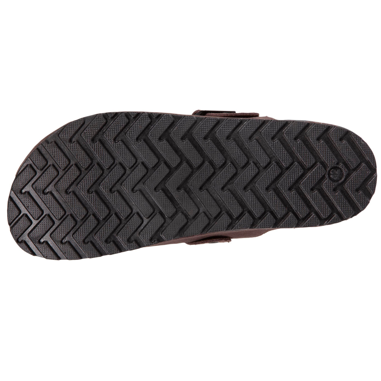Zuecos mules cuero Hombre Chocolate