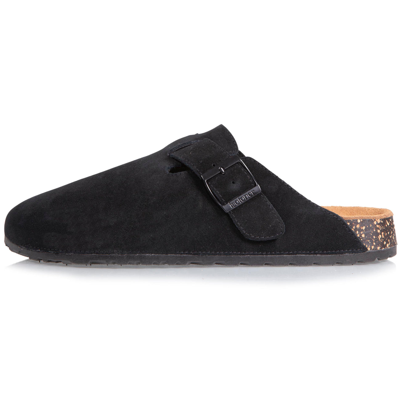 Zuecos mules cuero Hombre Negro
