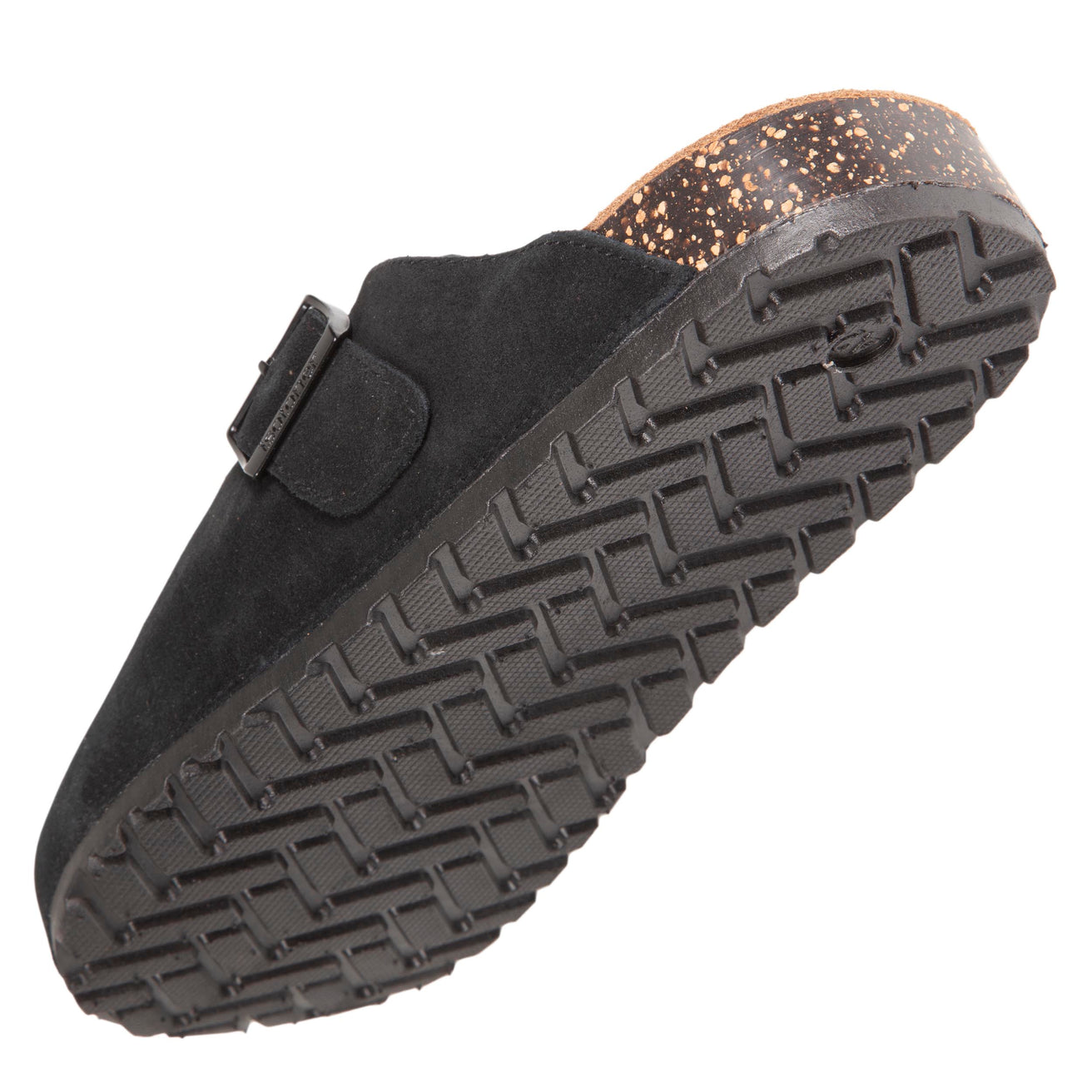 Zuecos mules cuero Hombre Negro