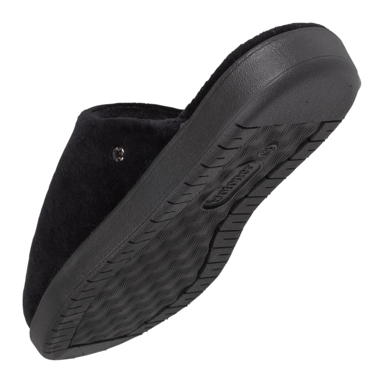 Zapatillas de casa chinelas Mujer intemporales Negro