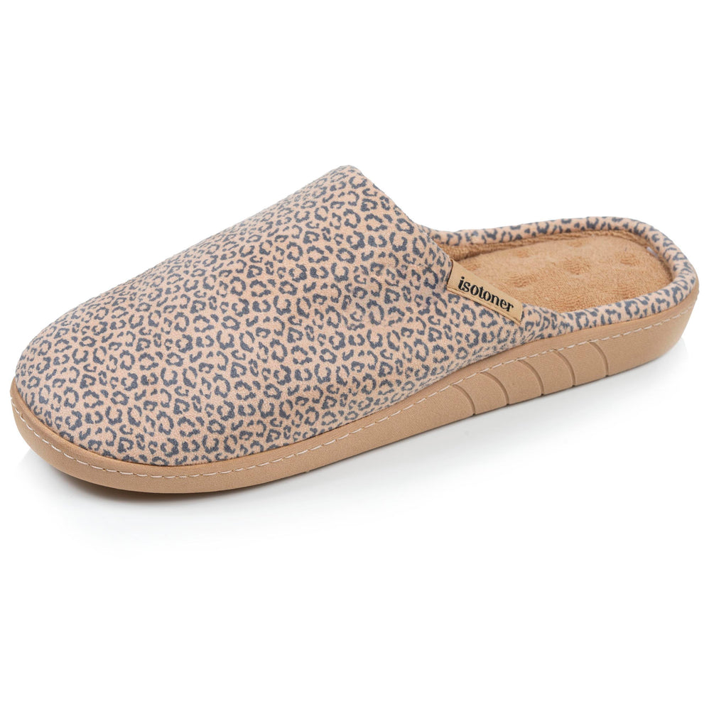 Zapatillas de casa ergonómicas Mujer Beige leopardo - Isotoner