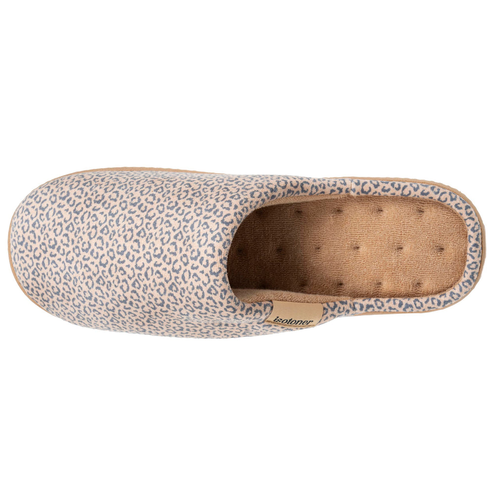 Zapatillas de casa ergonómicas Mujer Beige leopardo - Isotoner