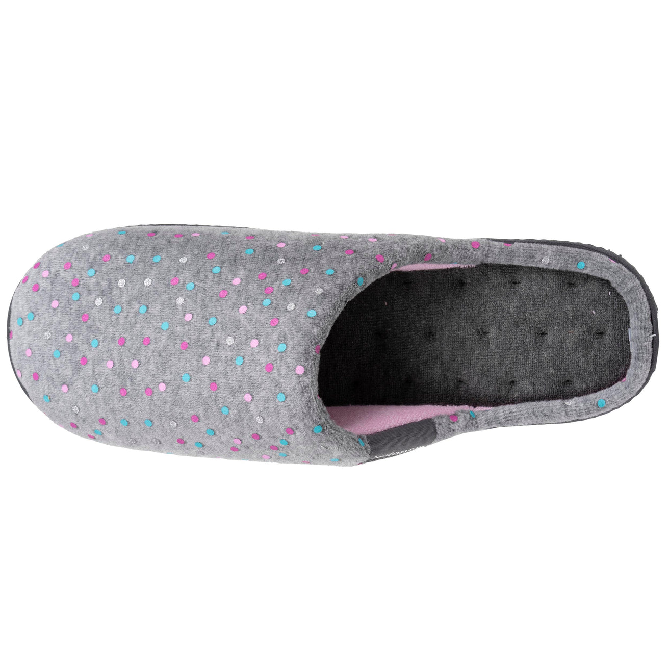 Mujer Zapatillas de casa ergonómicas Pois gris