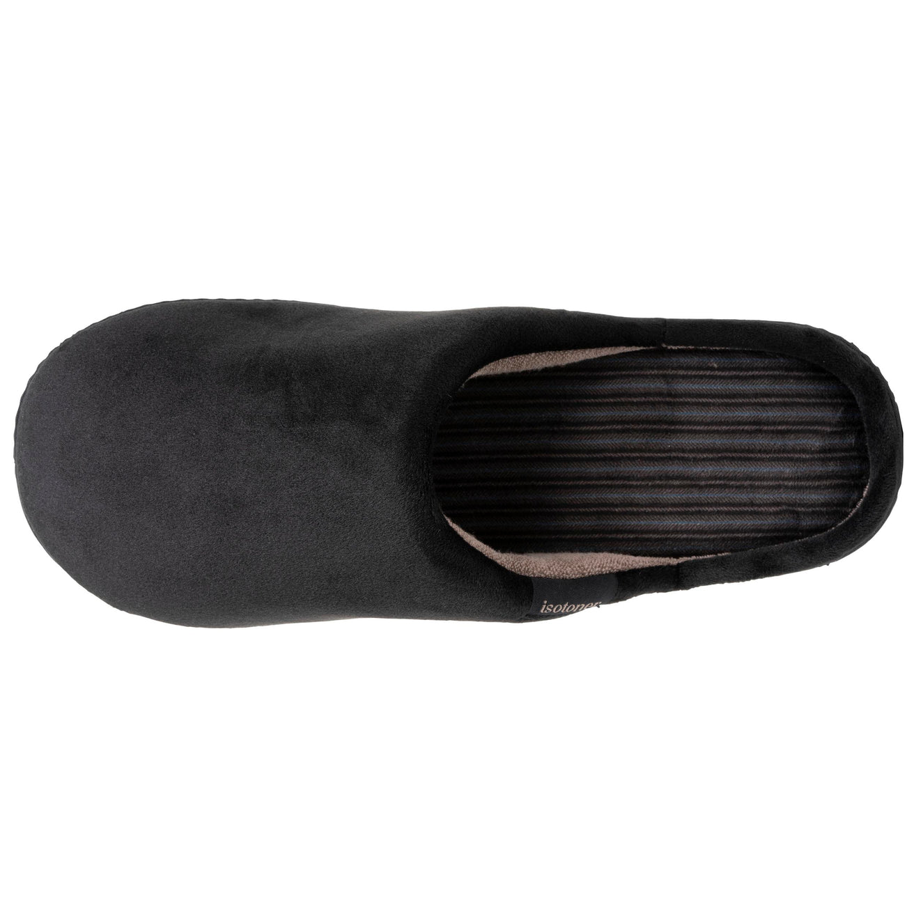 Zapatillas de casa Chinelas ergonómicas Hombre Negro interior rayas