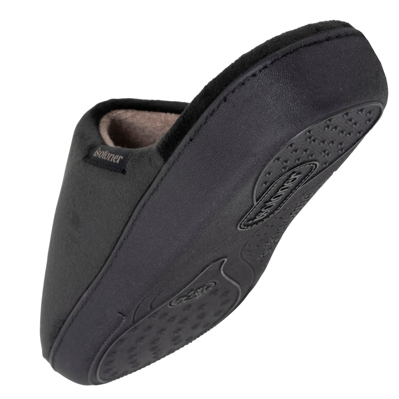 Zapatillas de casa Chinelas ergonómicas Hombre Negro interior rayas