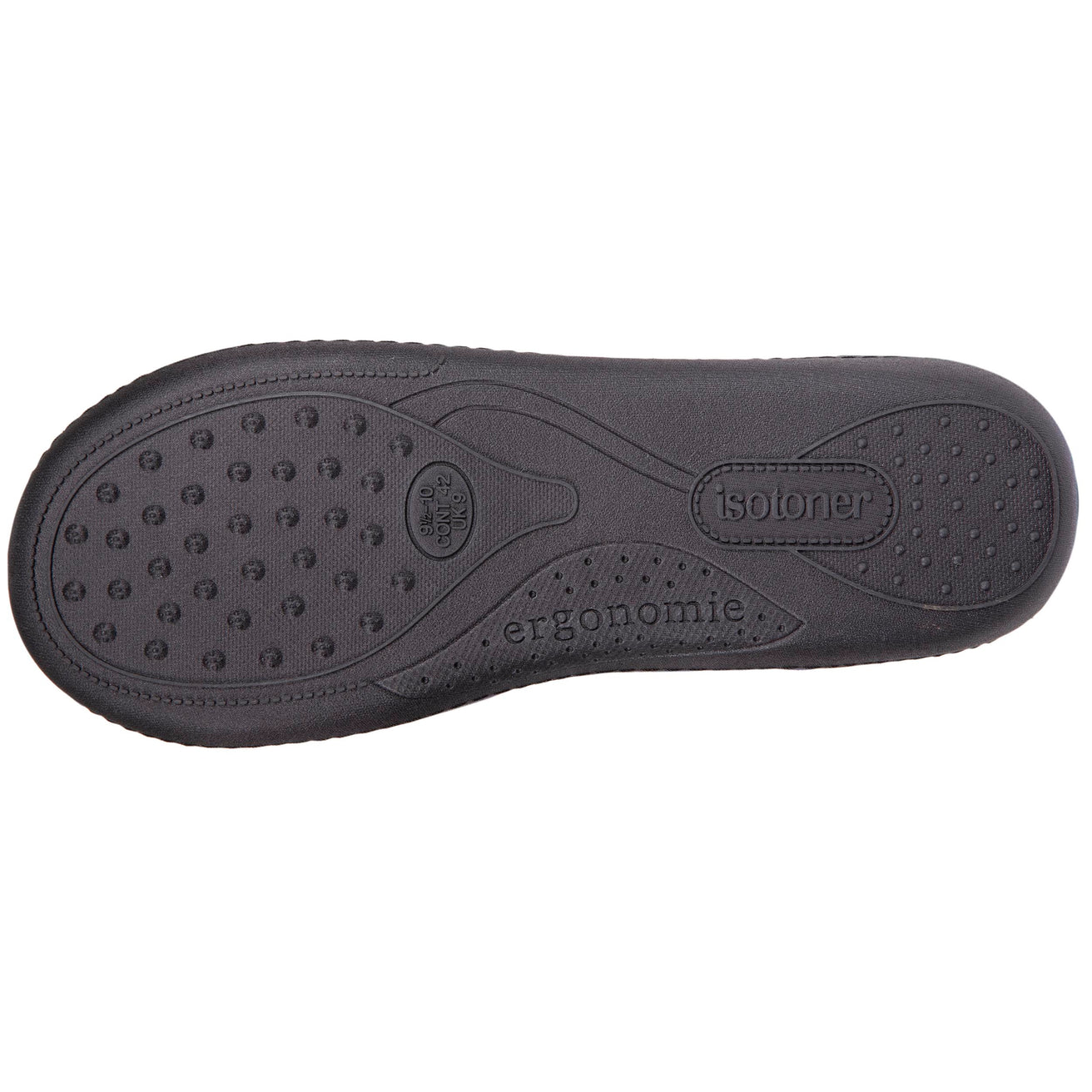 Zapatillas de casa chinelas Hombre Rayas azul/gris
