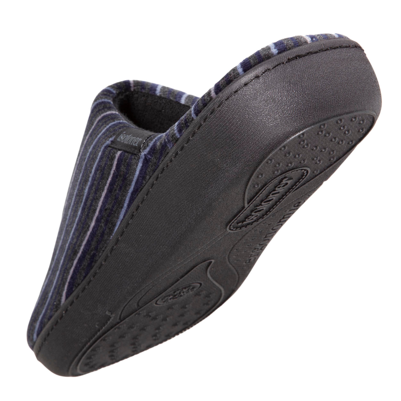 Zapatillas de casa chinelas Hombre Rayas azul/gris