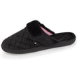 Zapatillas de casa chinelas Mujer acolchado Negro